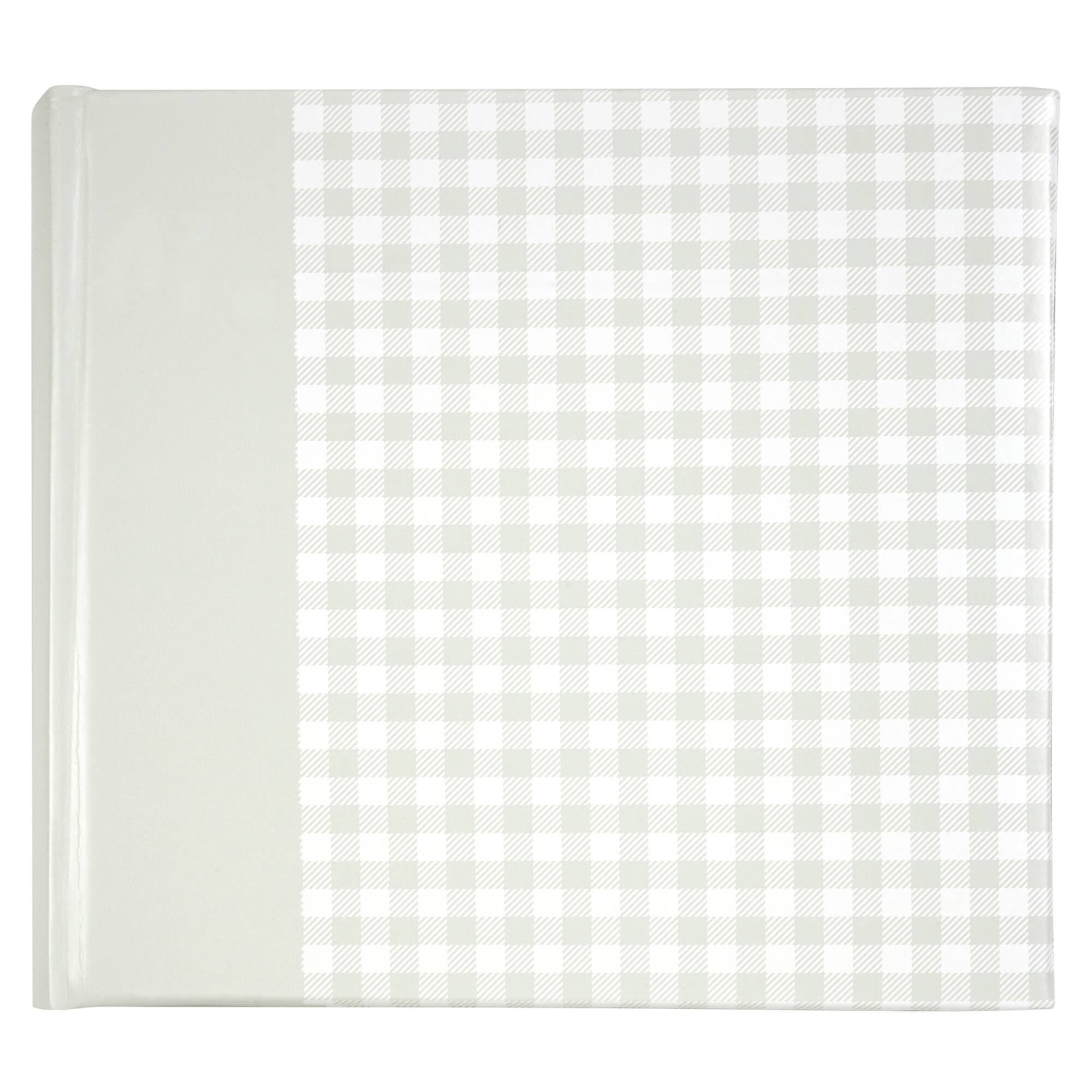 6 Pack: Gray Gingham 2-Up Photo Album by Recollections™